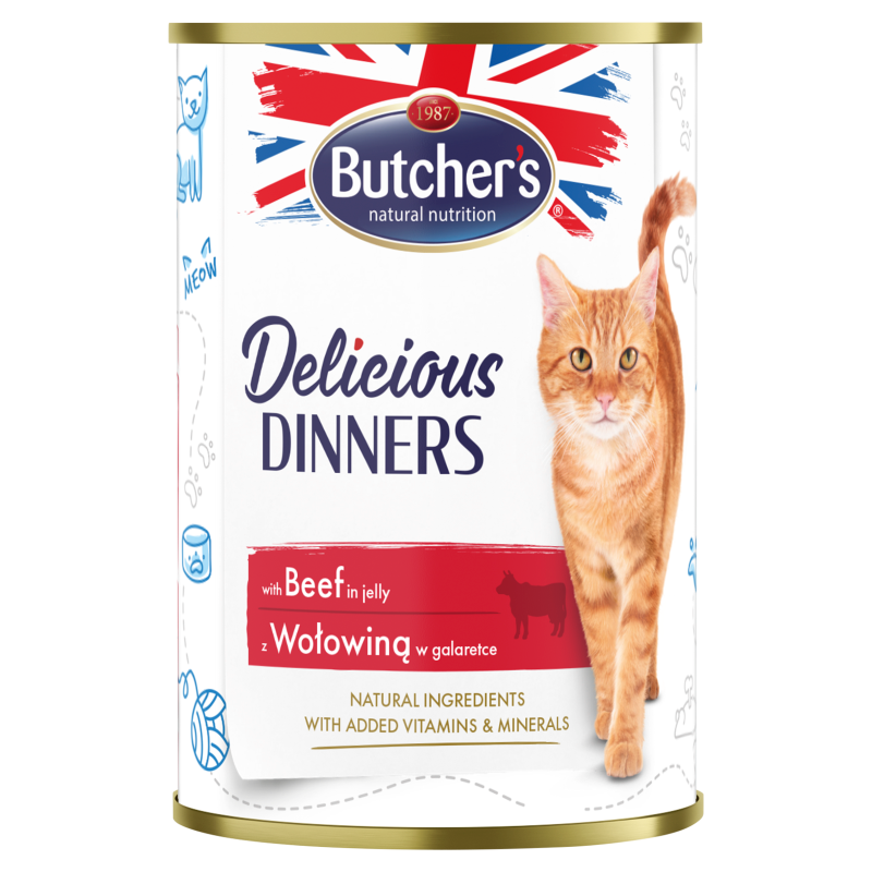 Butcher's Delicious Dinners wołowina w galaretce 400 g