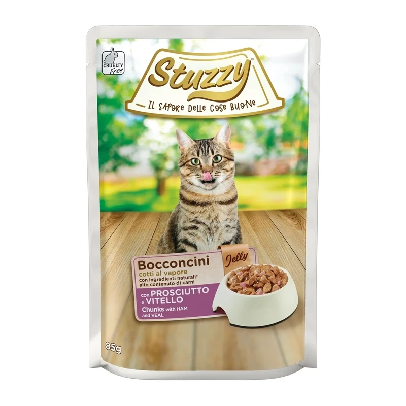 Stuzzy Bocconcini cielęcina, wieprzowina w galaretce adult 85 g