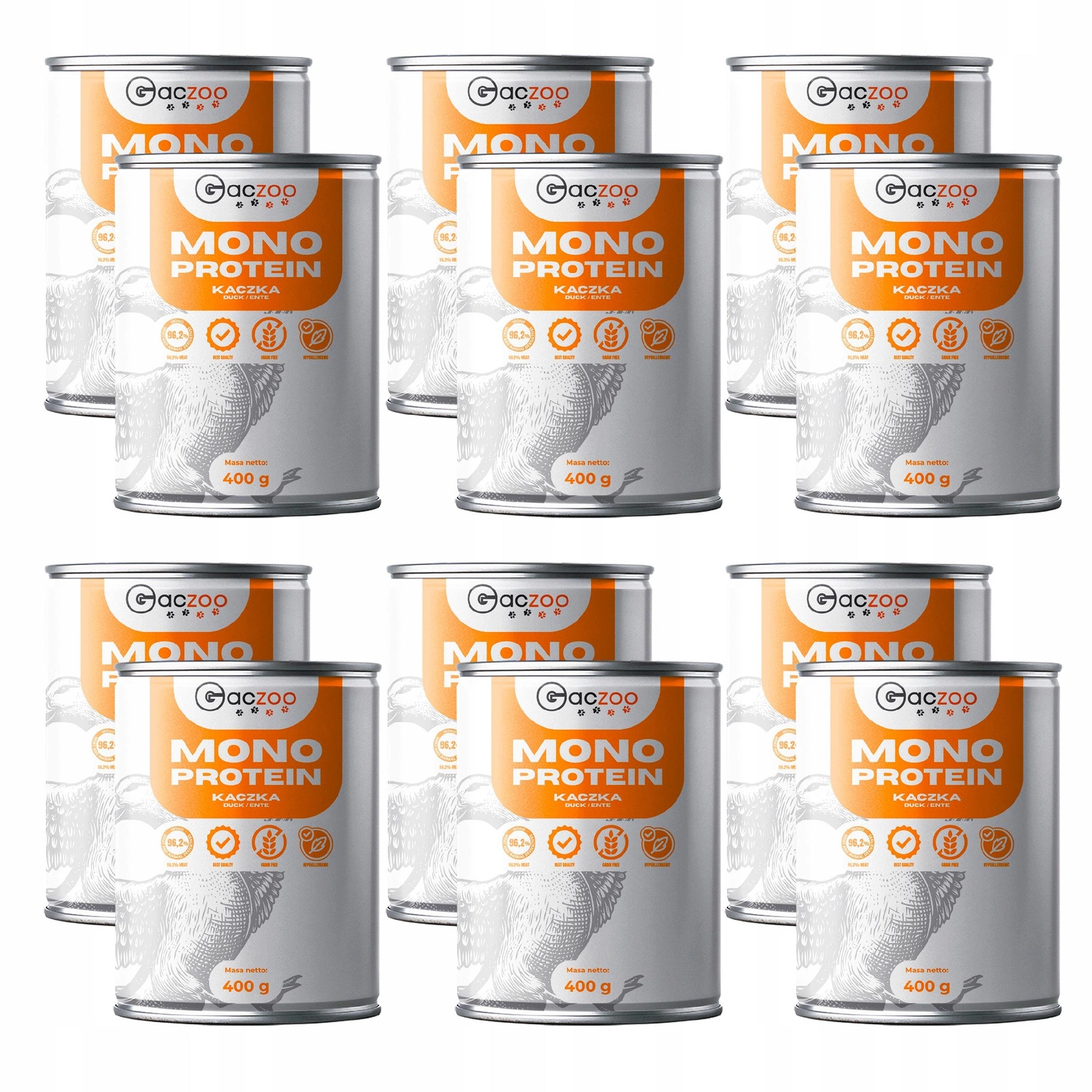 Gaczoo Mono Protein kaczka 400 g × 12