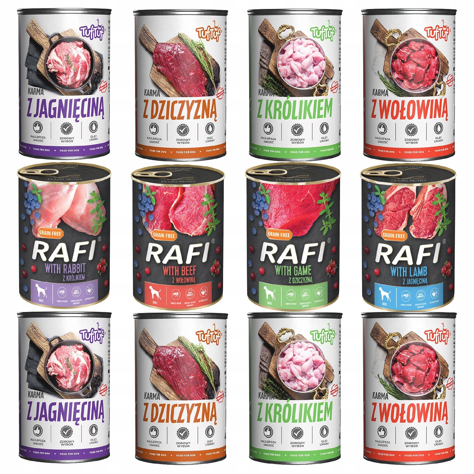 Rafi Tuf Tuf 400 g × 12