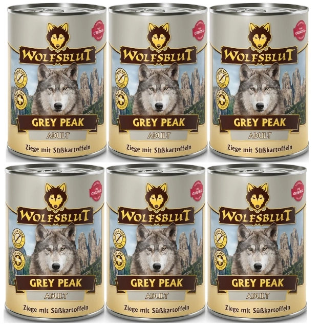 Wolfsblut Grey Peak kozina 395 g × 6