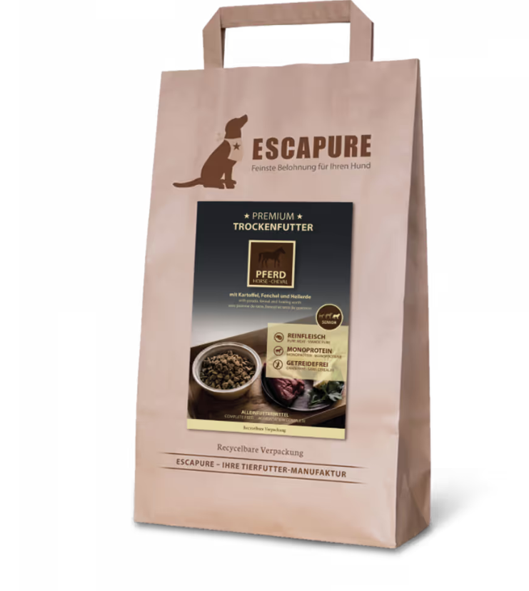 Escapure Premium konina senior 1,5 kg