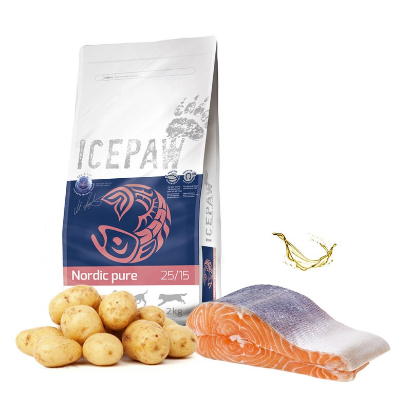 ICEPAW Nordic Pure łosoś adult 2 kg