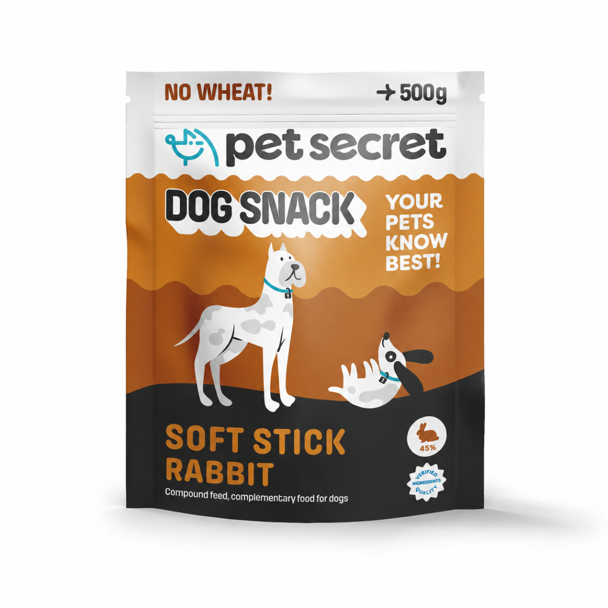 Pet Secret paluszki z mięsa z królika i ryżem 500 g
