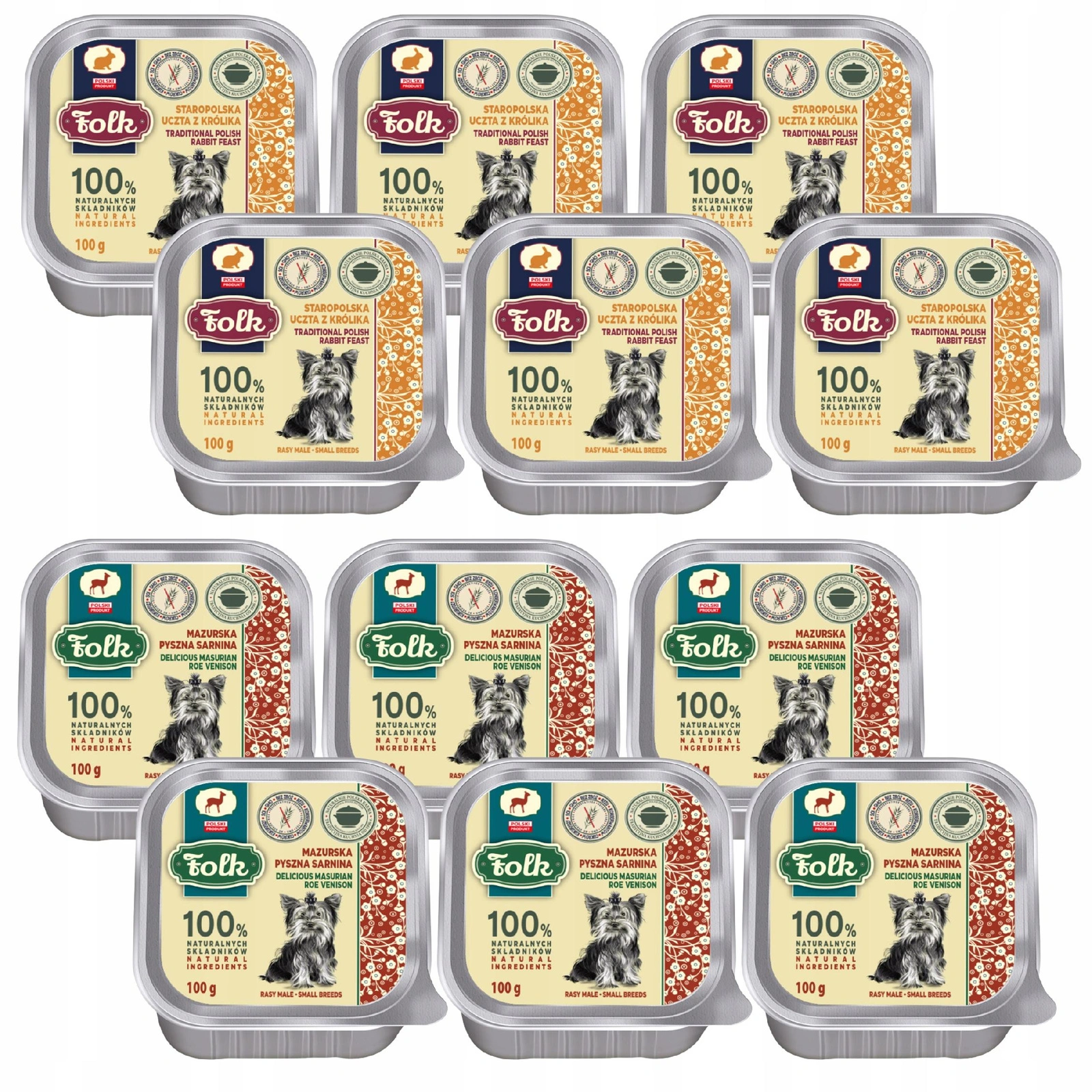 Folk All Meat mix smaków 100 g × 12