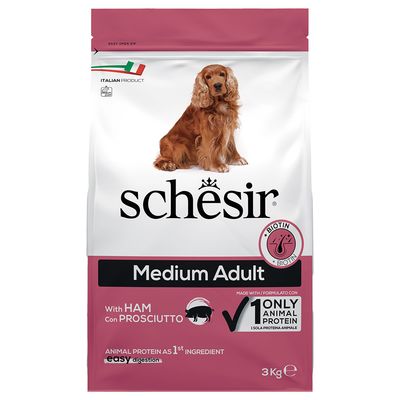 Schesir wieprzowina adult średnie rasy 3 kg