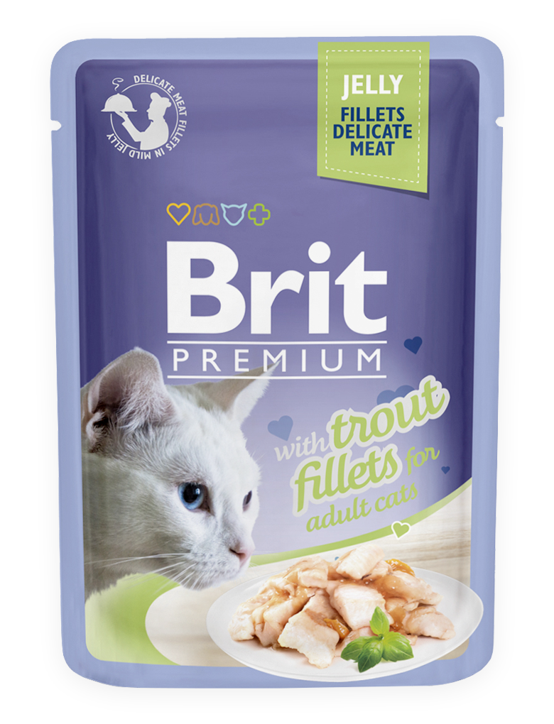 Brit Premium pstrąg w galaretce adult 85 g