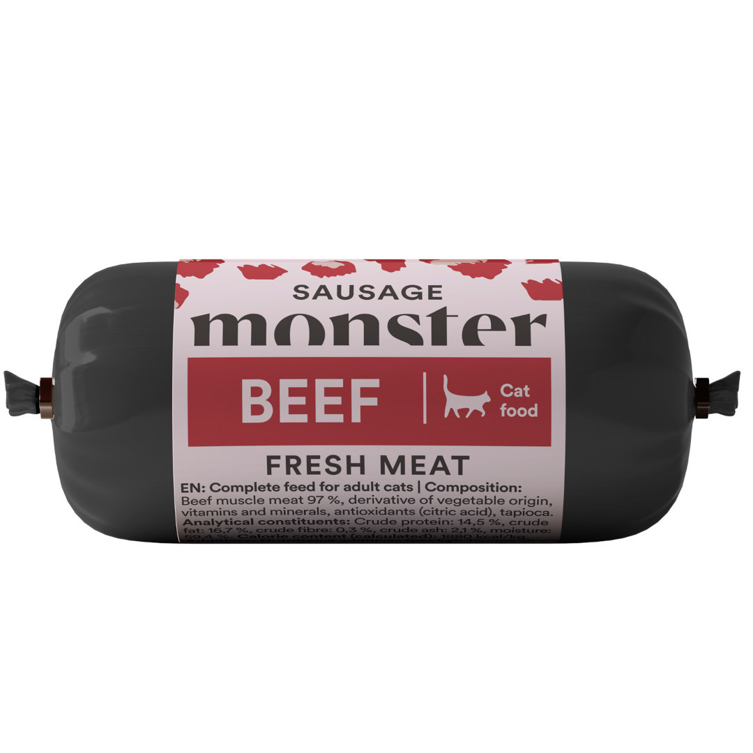 Monster wołowina pasztet adult 80 g