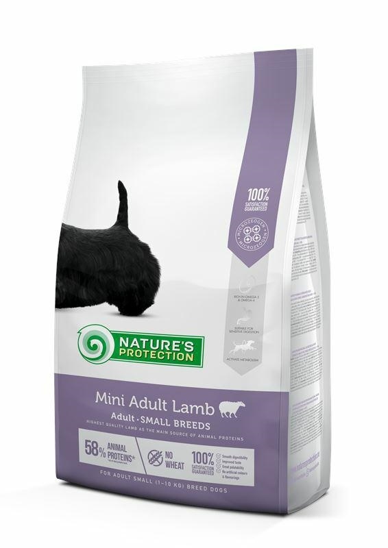 Nature's Protection Mini jagnięcina adult małe rasy 2 kg