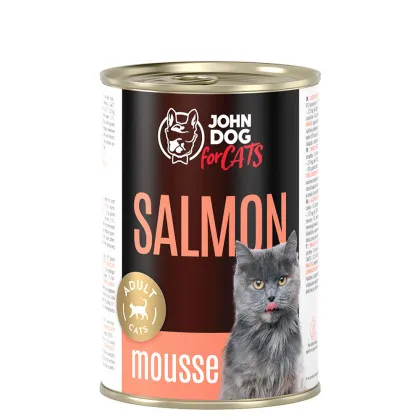 John Dog For Cats łosoś pasztet adult 400 g