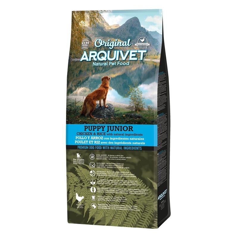 Arquivet Original kurczak z ryżem junior 12 kg
