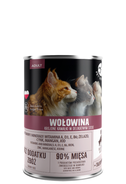 PetRepublic wołowina w sosie adult 400 g