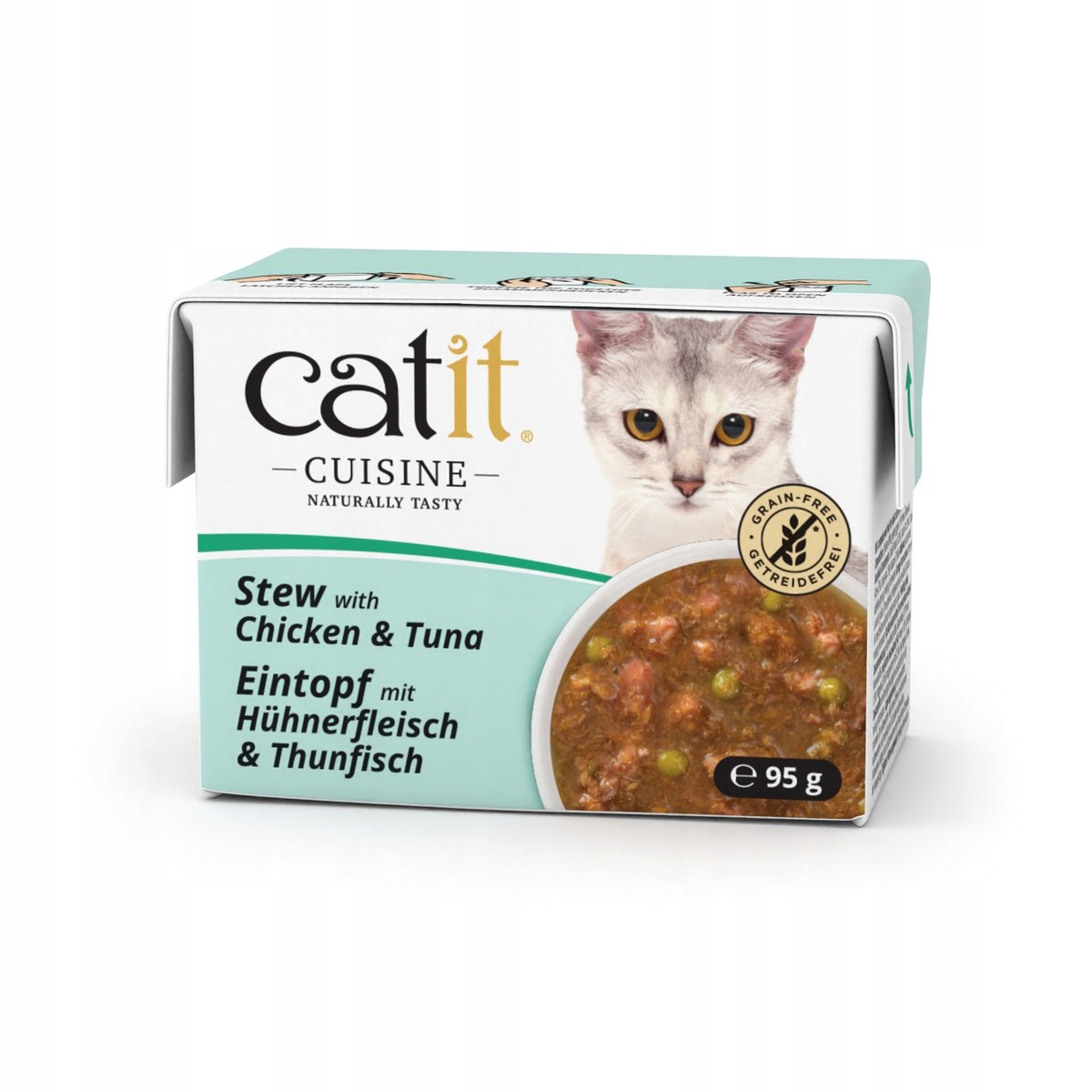 Catit Cuisine kurczak, tuńczyk w bulionie 95 g