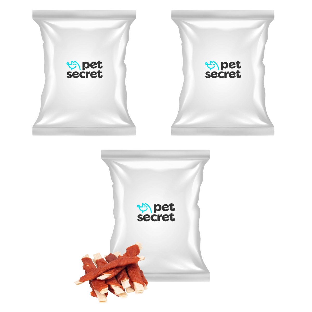 Pet Secret królik, ryba 500 g × 3