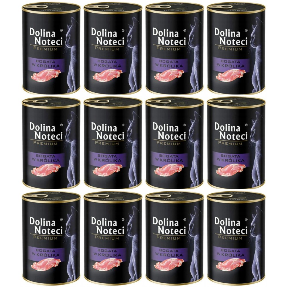 Dolina Noteci Premium królik kawałki adult 400 g × 12