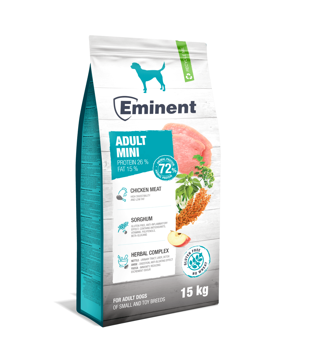Eminent Premium kurczak adult małe rasy 15 kg