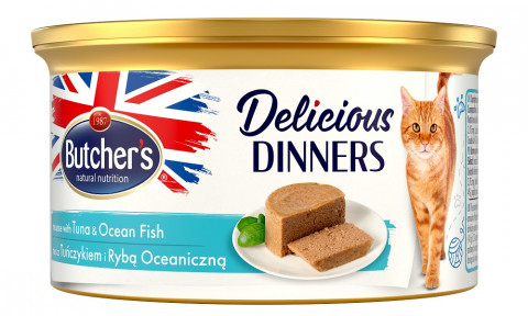 Butcher's Delicious Dinners ryby, tuńczyk pasztet adult 85 g
