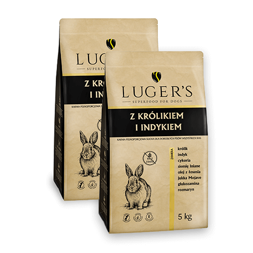 Luger's indyk, królik adult 5 kg × 2