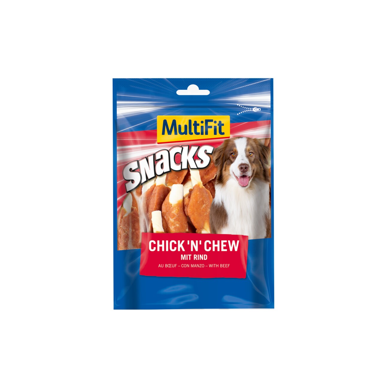 MultiFit Chick 'n' Chew kurczak, wołowina 500 g