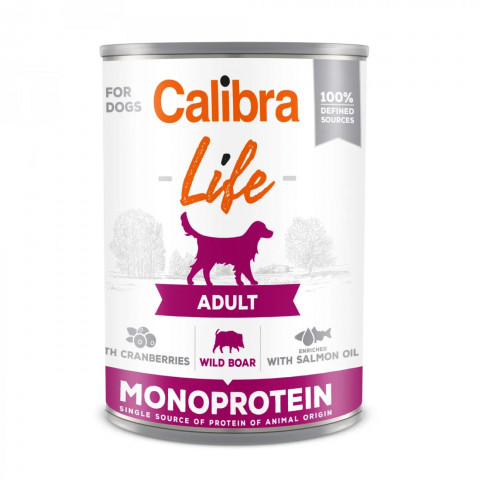 Calibra Dog Life dziczyzna adult 400 g