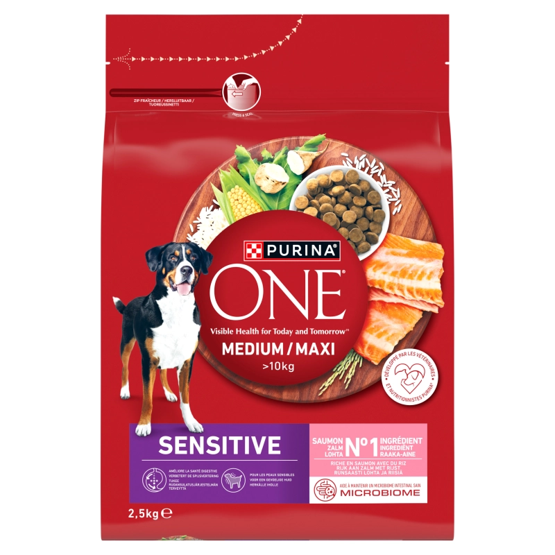 Purina ONE łosoś adult średnie rasy, duże rasy 2,5 kg