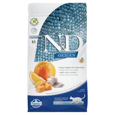 Farmina N&D Ocean śledź z dynią adult 1,5 kg × 3