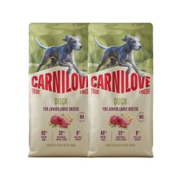 Carnilove True Fresh kaczka junior duże rasy 12 kg × 2