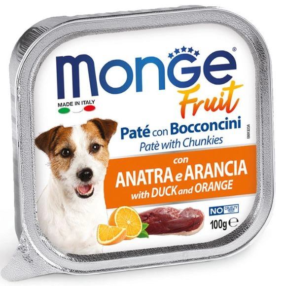 Monge Dog Fruit kaczka adult 100 g