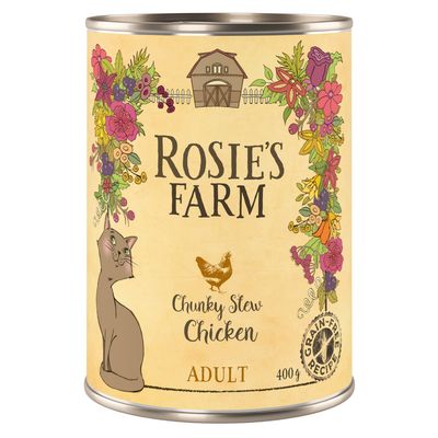 Rosie's Farm kurczak w bulionie adult 400 g × 6