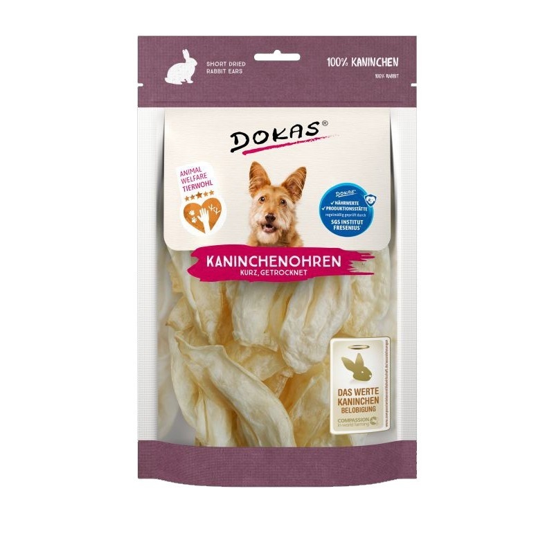 Dokas uszy królicze cięte 70 g