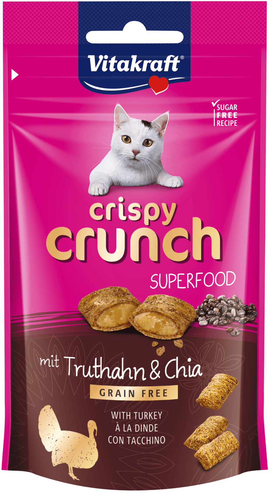 Vitakraft Crispy Crunch indyk z chia 60 g