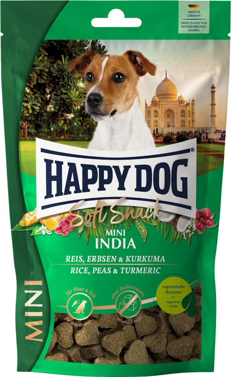 Happy Dog Soft Snack India wegetariański adult małe rasy 100 g