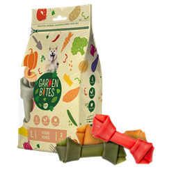 Garden Bites Vegan Bones duże rasy 90 g × 3