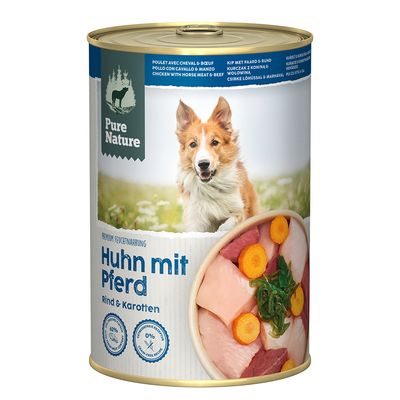 Pure Nature konina, kurczak adult 400 g × 6