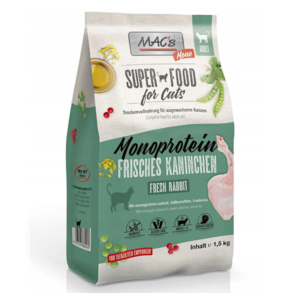 MAC's Monoprotein Sensitive królik adult 1,5 kg