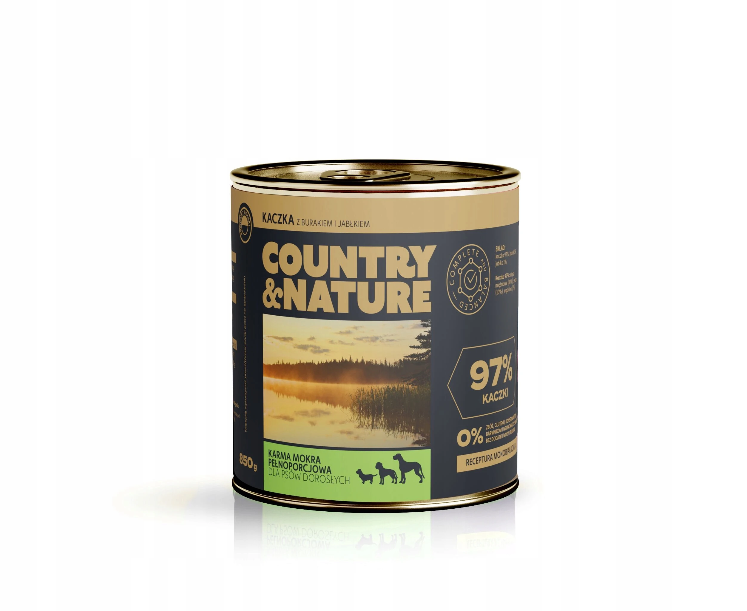 Country & Nature kaczka adult 850 g