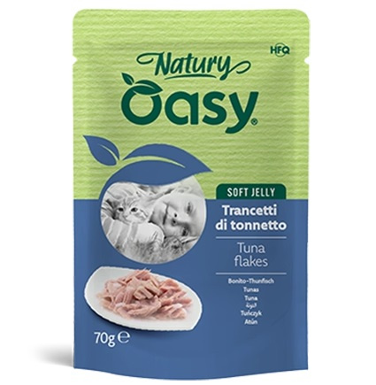 Oasy Natury Soft Jelly Skin & Coat tuńczyk w galaretce adult 70 g