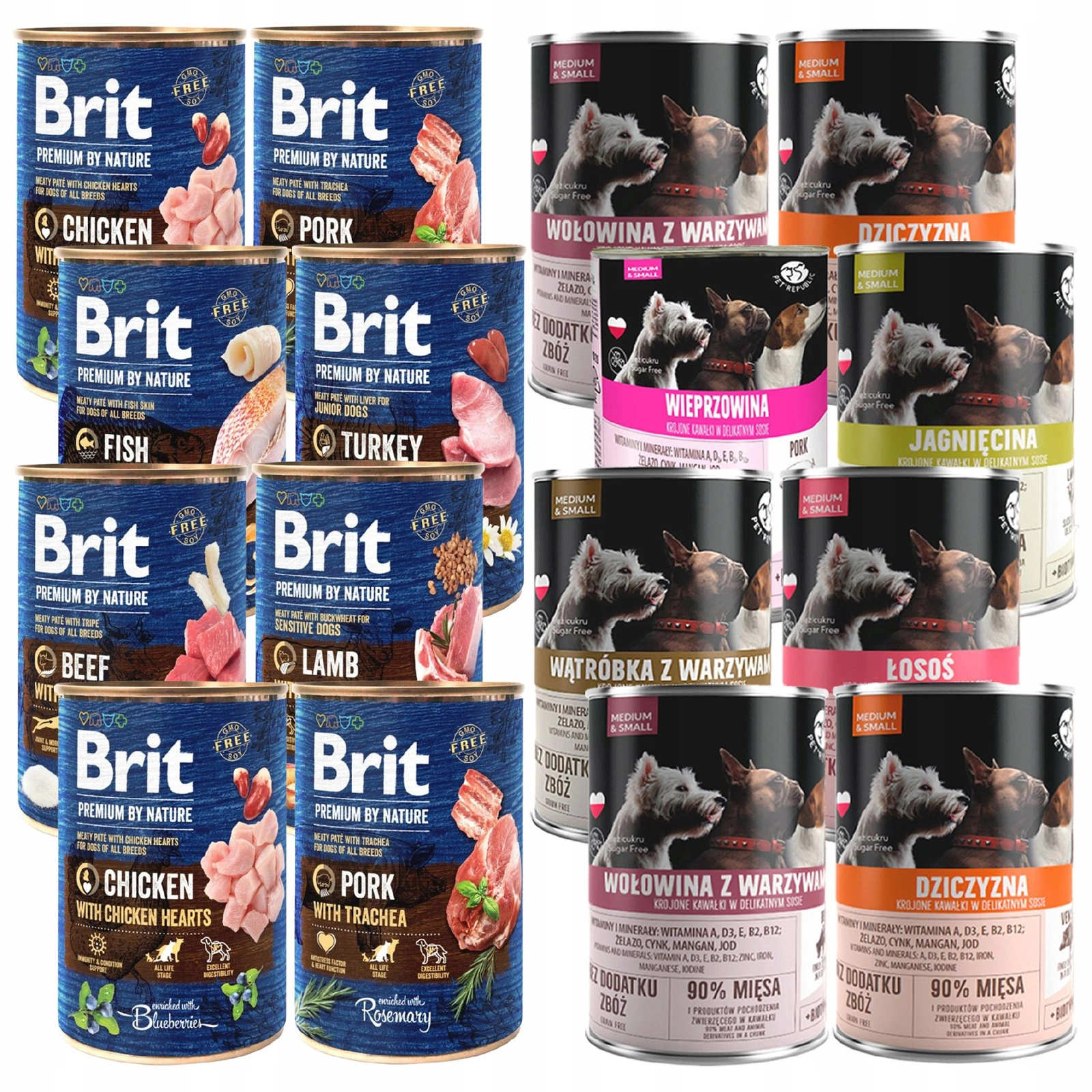 Brit By Nature adult 400 g × 16