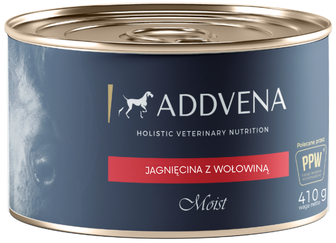 Addvena Moist jagnięcina, wołowina adult 410 g