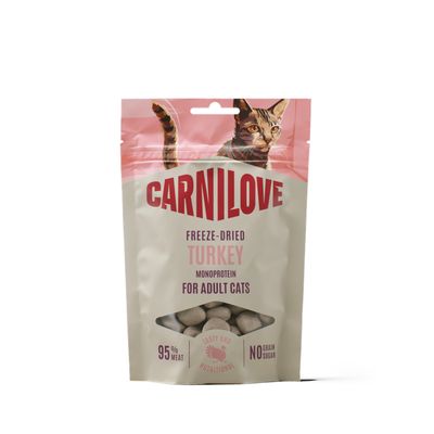 Carnilove Cat Freeze Dried indyk 40 g × 2