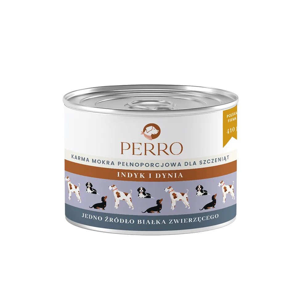 Perro indyk z dynią junior 410 g