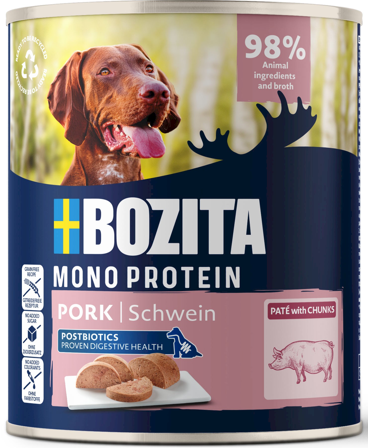 Bozita wieprzowina adult 800 g