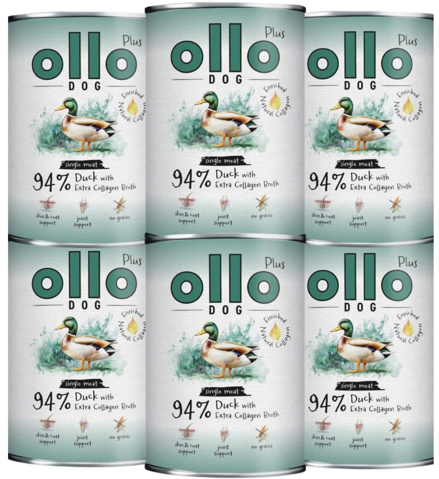 Ollo Plus kaczka duże rasy 400 g × 6