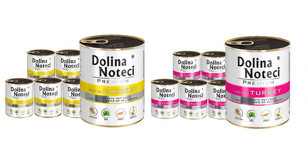 Dolina Noteci Premium kurczak, indyk 800 g × 24