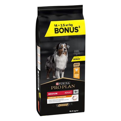 Purina Pro Plan kurczak adult średnie rasy 16,5 kg