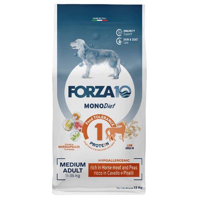 Forza10 MonoDiet konina adult średnie rasy 12 kg