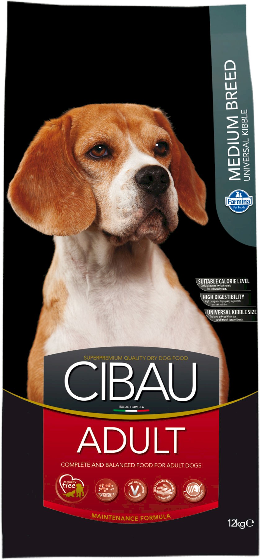 Farmina Cibau kurczak adult średnie rasy 14 kg