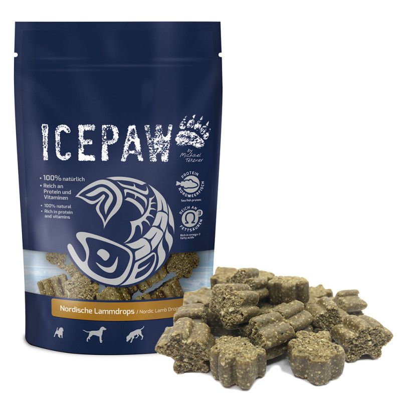 ICEPAW Nordische Lammdrops jagnięcina 300 g