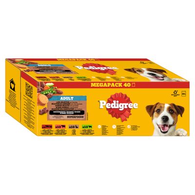 Pedigree Wybór wiejski z warzywami w sosie adult 100 g × 40