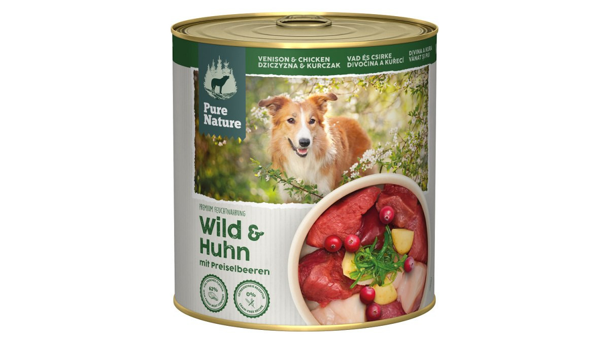 Pure Nature dziczyzna, kurczak adult 800 g